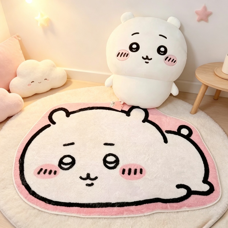 Home Bathroom Supplies - Hot Chiikawa Cartoon Tapijt Anime Hachiware