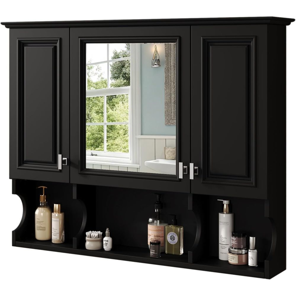 Home Bathroom Cabinets - Badkamerwandkast met spiegel, aan de muur