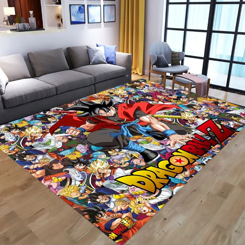 Home Bathroom Rugs - Dragon Ball Antislip Badtapijt Flanel Badkamerkleed