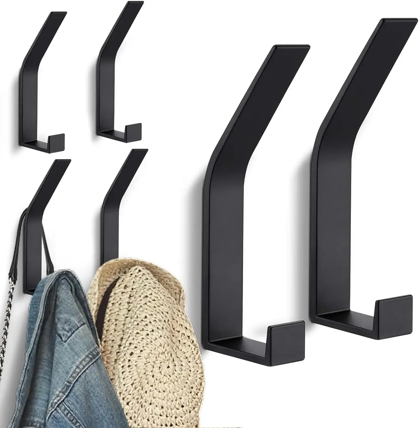 Towel Bar Stainless - 4/5/6 Stuks Doek Haak Muur Boren