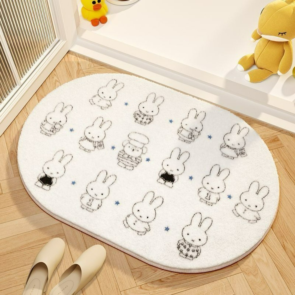 Home Goods Bathroom Decor - Nijntje Cartoon Vloermat Zacht Imitatie Kasjmier