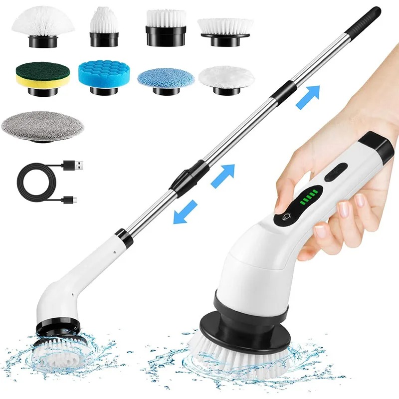 Home Bathroom Cleaning Machine - Draadloze multifunctionele elektrische reinigingsborstel - Draaiborstel,
