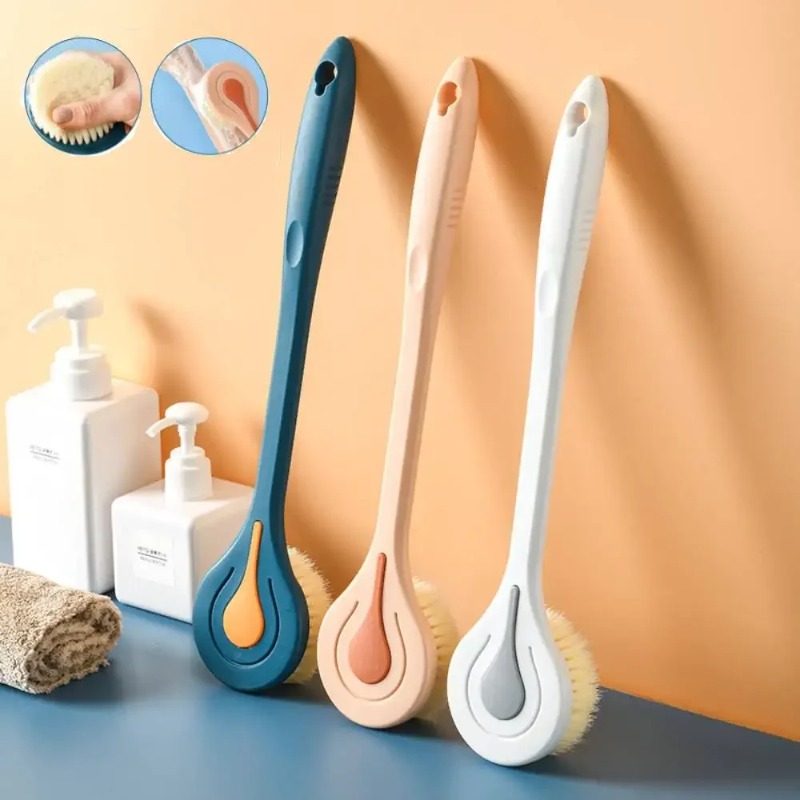 Home Bathroom Cleaning Machine - 1PC lange steel zacht haar badborstel