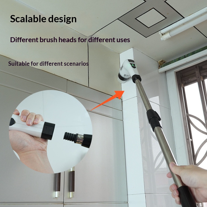 Home Bathroom Cleaning Machine - HOMEFISH Draadloze Spin Scrubber Elektrische Reinigingsborstel