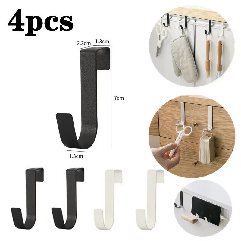 Towel Bar Stainless - Universele roestvrijstalen Z-vormige haken Kastdeur Hangrek
