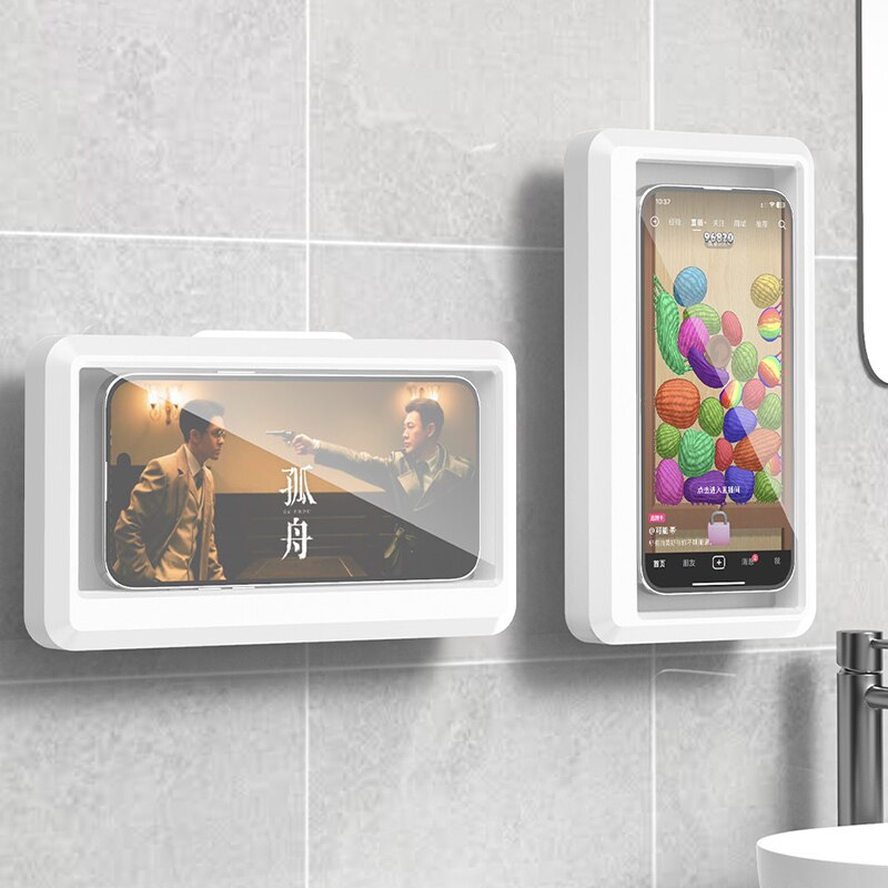 Home Bathroom Shower - Waterdichte telefoonhouder voor de badkamer, wandbevestiging