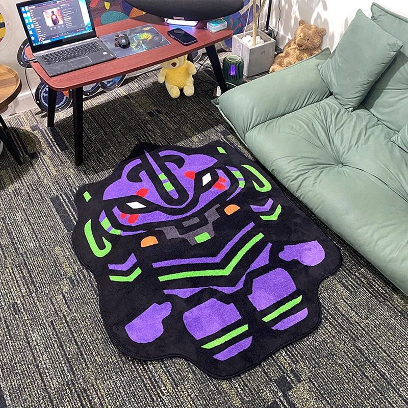 Home Bathroom Rugs - NEON GENESIS EVANGELION Designer Pluche Tapijt
