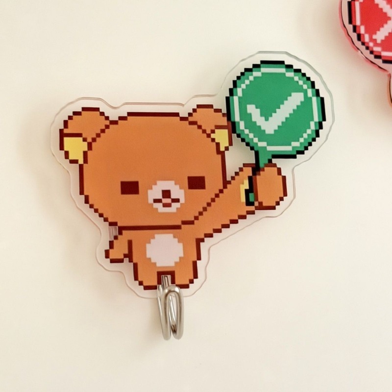 Home Goods Bathroom Decor - Leuke Rilakkuma zelfklevende haken zonder boor,