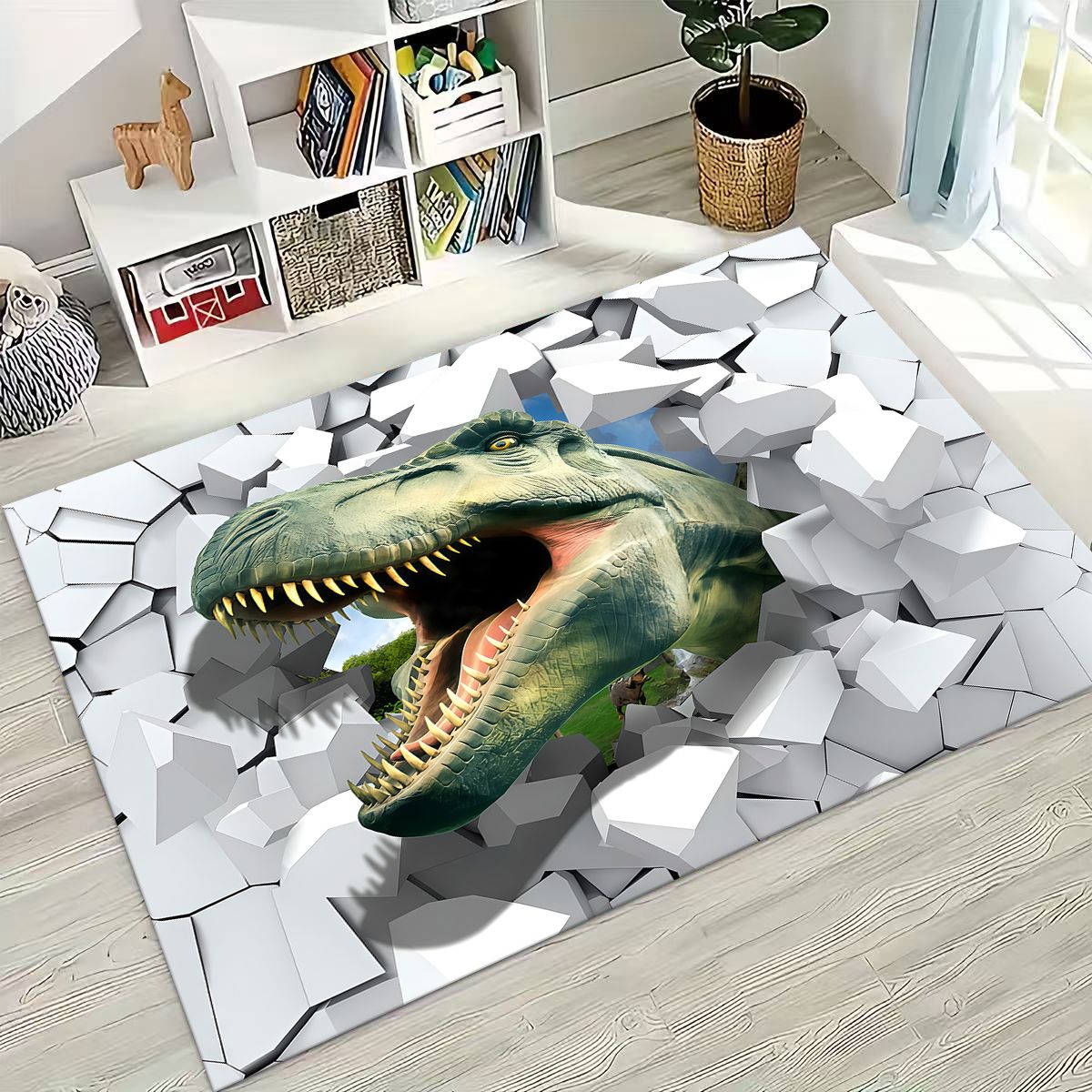 Illusiebrekende Muur Dinosauru - Home Bathroom Break recensie en prijs