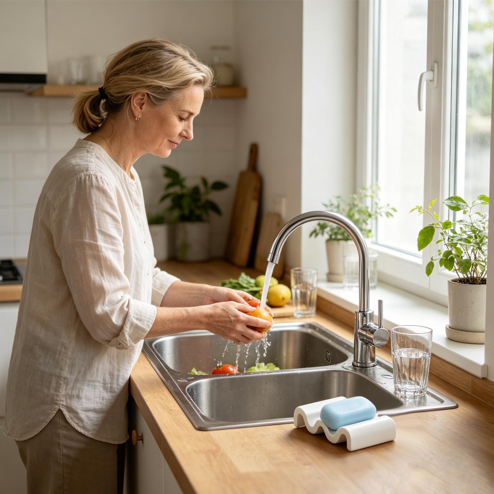 Sneldrogende zeepbak met marme - Home Bathroom Sink recensie en prijs