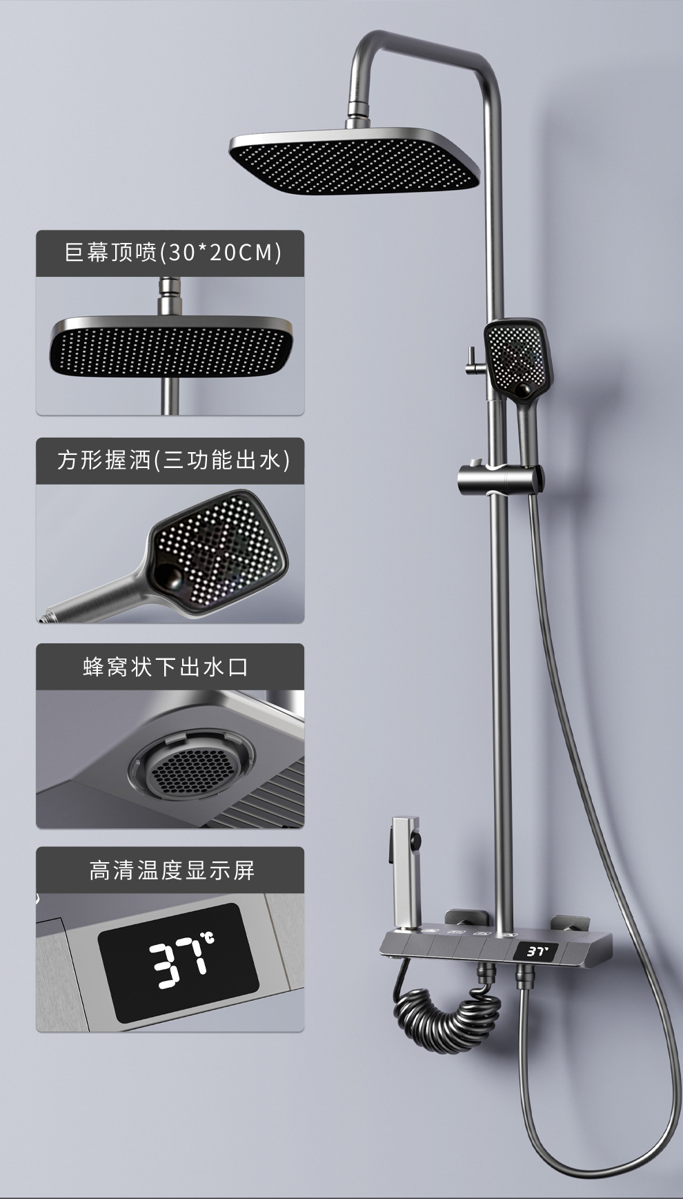 Nieuwe ouderwetse messing pist - Home Bathroom Shower recensie en prijs
