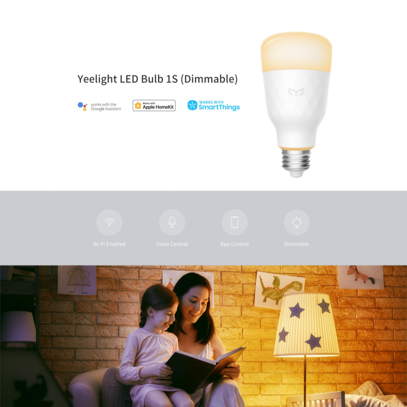 YEELIGHT LED-lamp 1S Smart Lig - Yeelight Light Smart Bulb recensie en prijs