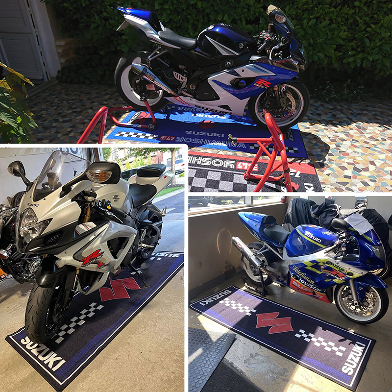 Motorfiets displaykleed Suzuki - Home Bathroom Rugs recensie en prijs