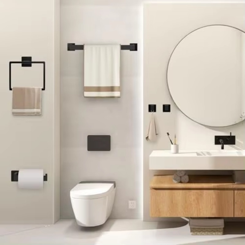 Matzwart roestvrij staal milie - Towel Bar Stainless recensie en prijs