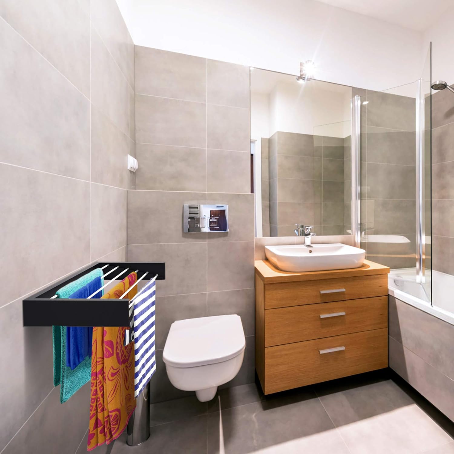 80 cm wandgemonteerd wasdroogr - Towel Bar Stainless recensie en prijs