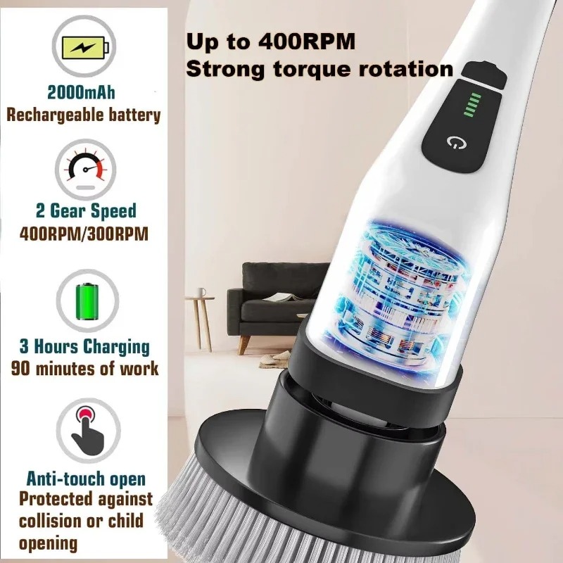 Draadloze multifunctionele ele - Home Bathroom Cleaning Machine recensie en prijs