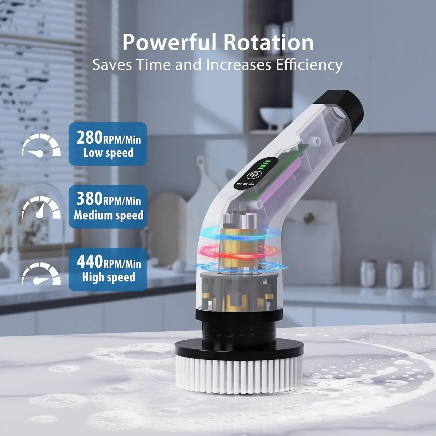 Draadloze multifunctionele ele - Home Bathroom Cleaning Machine recensie en prijs