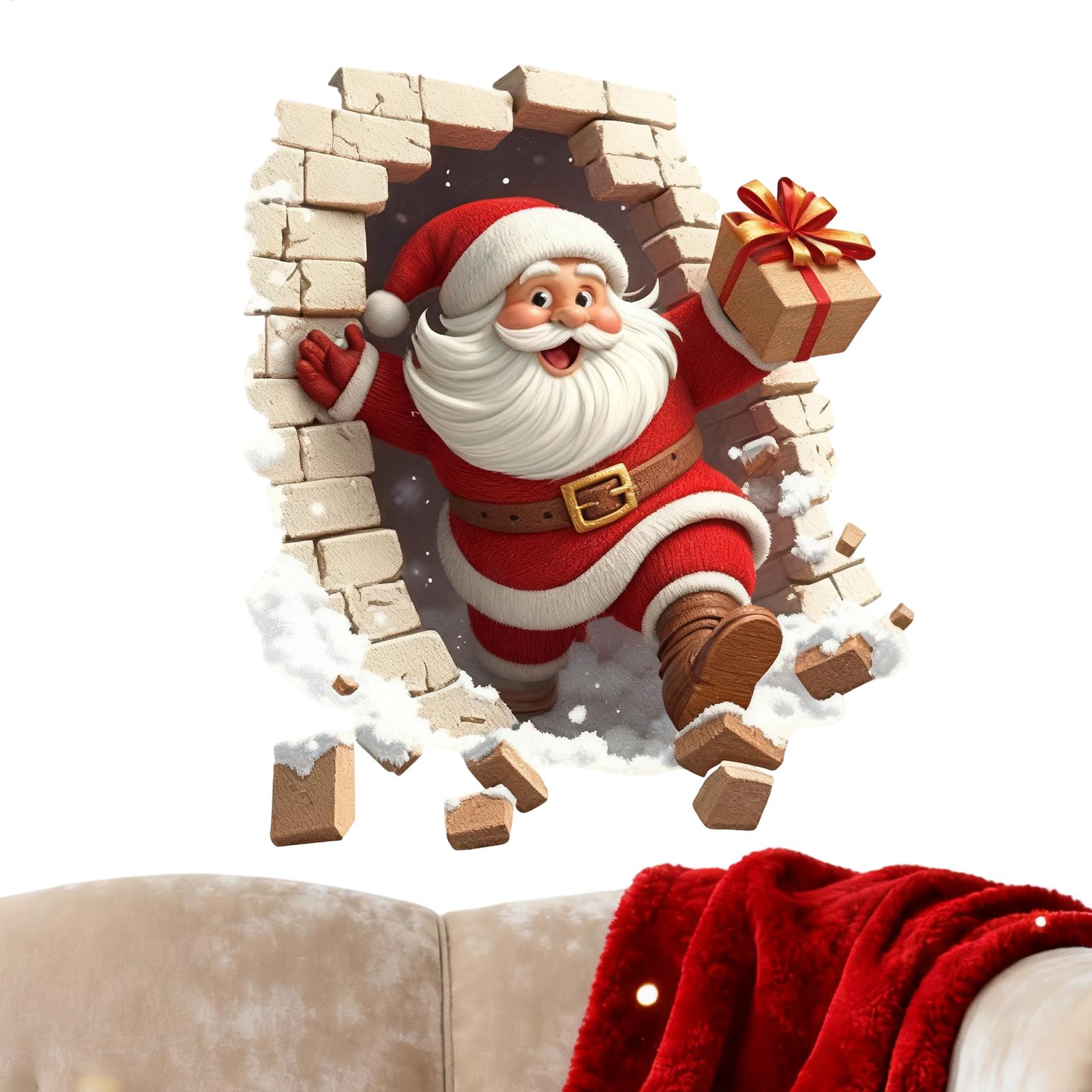 Kerstman muurstickers Kerstman - Home Bathroom Break recensie en prijs