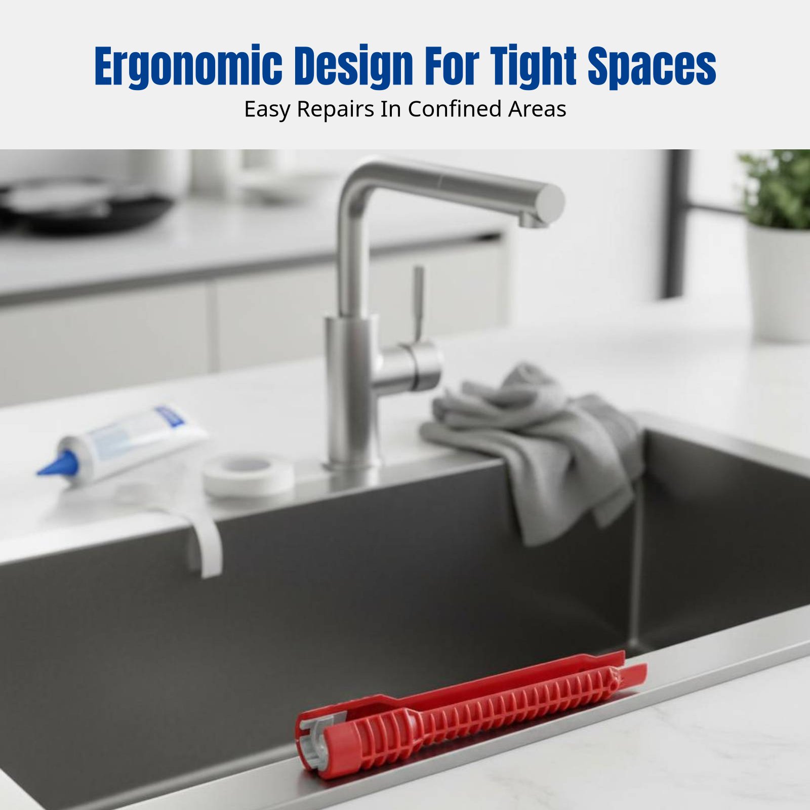Sanitair-gootsteensleutel, mul - Home Bathroom Sink recensie en prijs