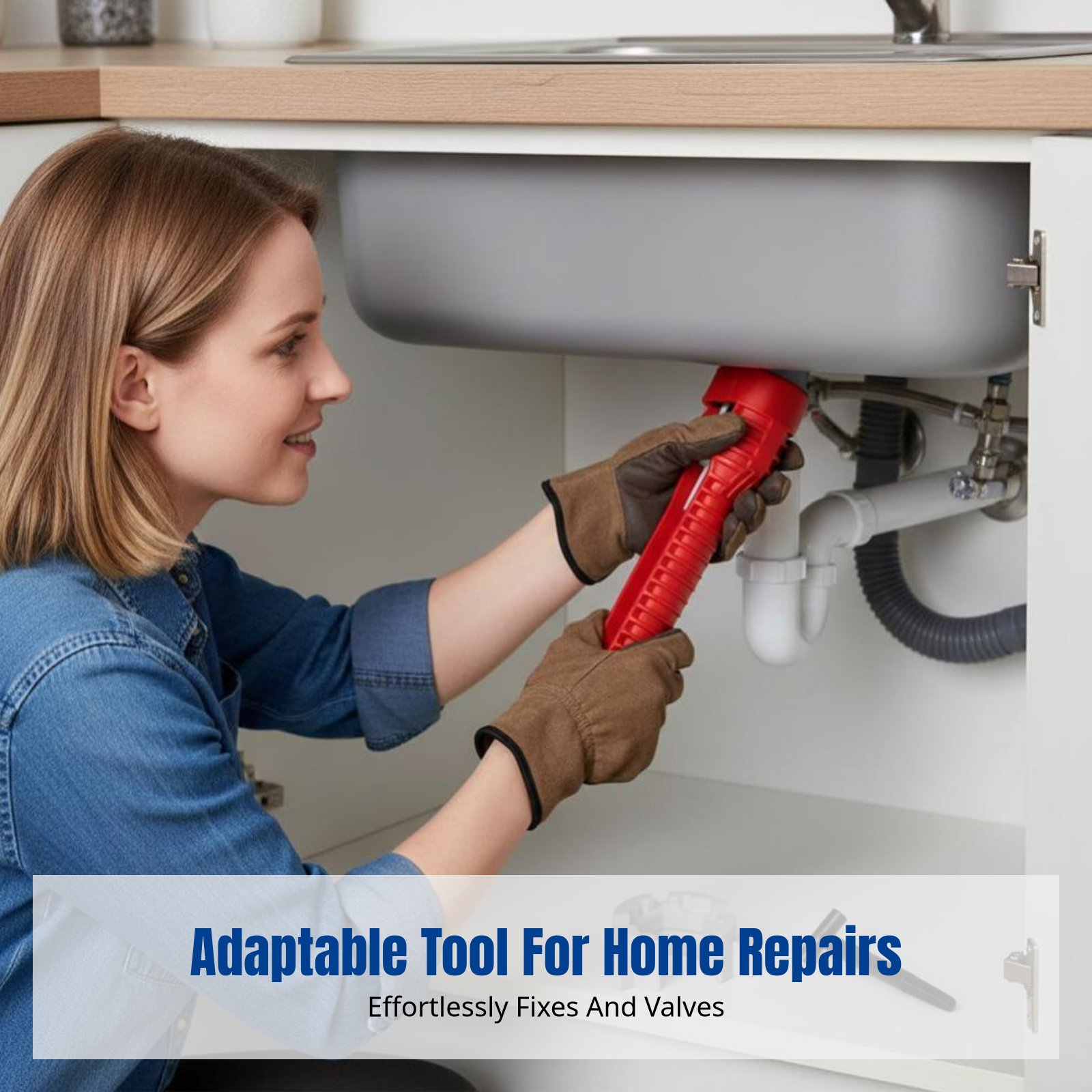 Sanitair-gootsteensleutel, mul - Home Bathroom Sink recensie en prijs