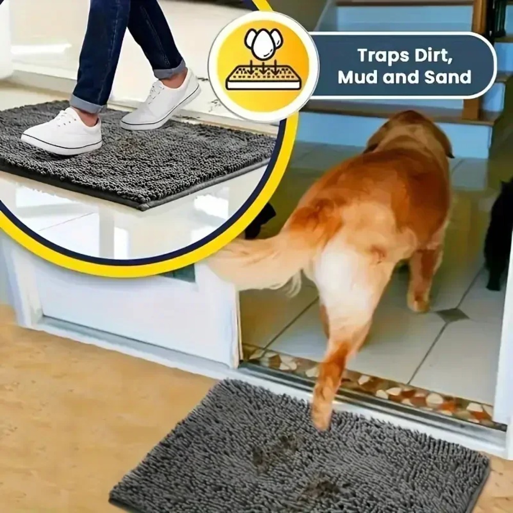 Effenkleurige huisdierdeurmat  - Home Bathroom Rugs recensie en prijs