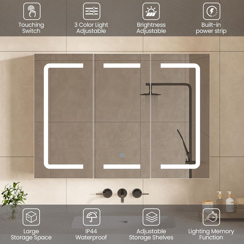 Medicijnkastje met spiegel, ve - Home Bathroom Cabinets recensie en prijs