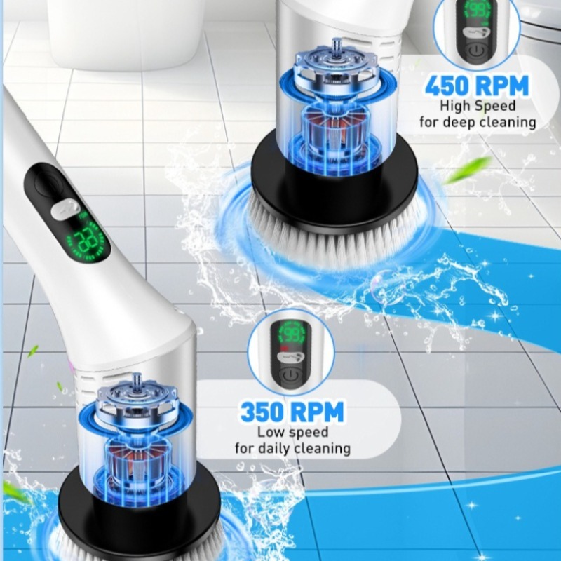 Elektrische Spin Scrubber 9 in - Home Bathroom Cleaning Machine recensie en prijs