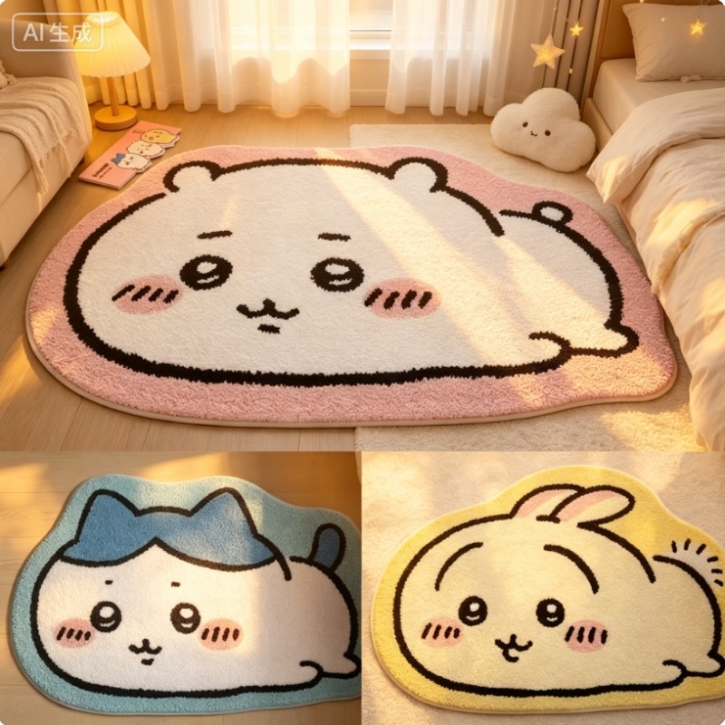 -Chiikawa Cartoon Tapijt Anime - Home Bathroom Supplies recensie en prijs