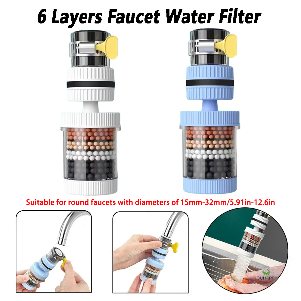 6-laags kraanwaterfilter Unive - Home Bathroom Shower recensie en prijs